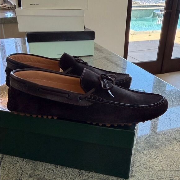 New Gala Italy Dark Brown Suede Loafers 8 main image 7